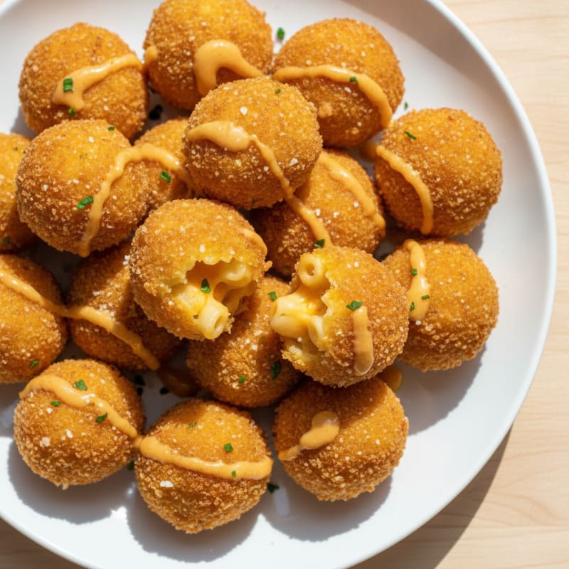 Golden Mac & Cheese Bites