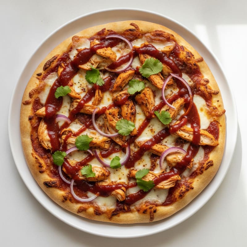 High-Protein BBQ Chicken Pizza