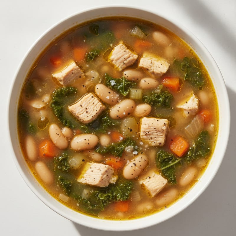 Hearty Tuscan White Bean Soup