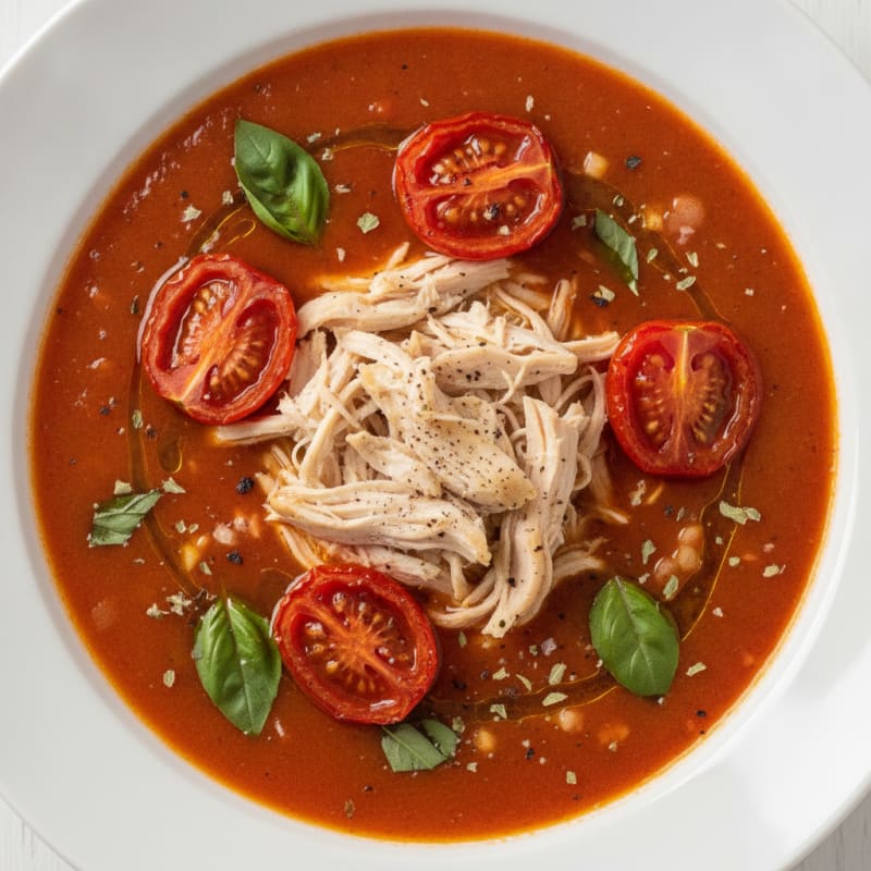 Roasted Tomato Basil Soup
