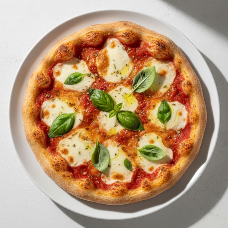 Classic Margherita Pizza with Fresh Basil