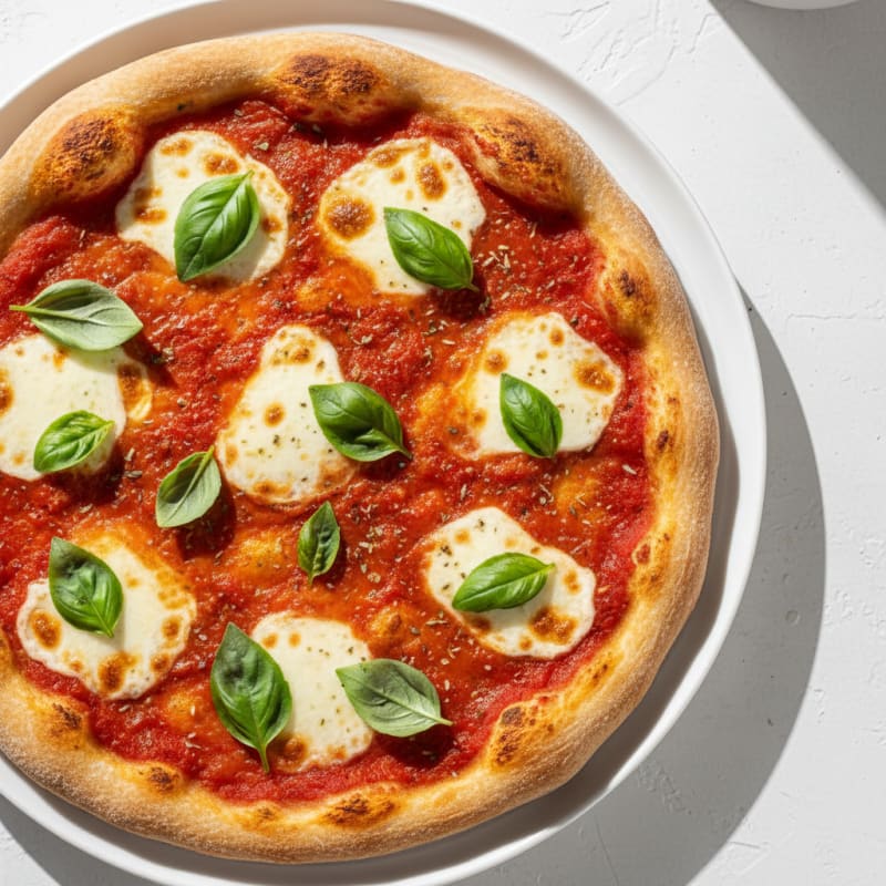 Classic Margherita Pizza with Fresh Basil