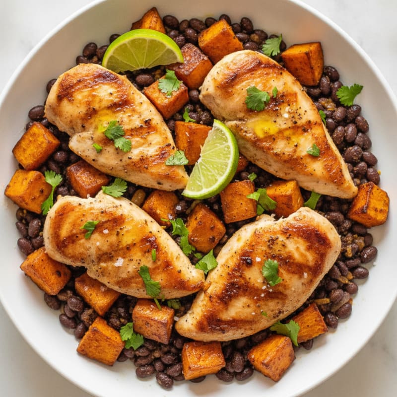 Chicken and Sweet Potato Bowl