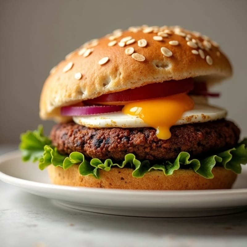 Hearty Smoky Black Bean Burgers