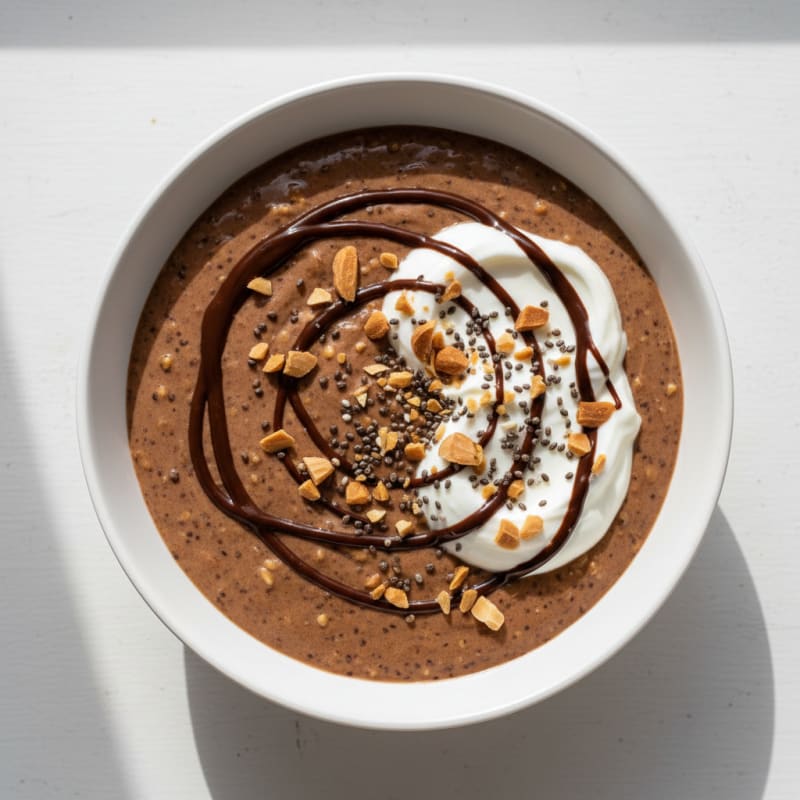 Silky Chocolate Protein Pudding