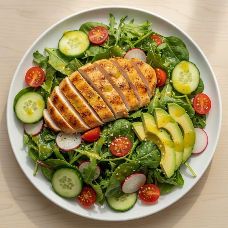 Vibrant Garden Green Salad