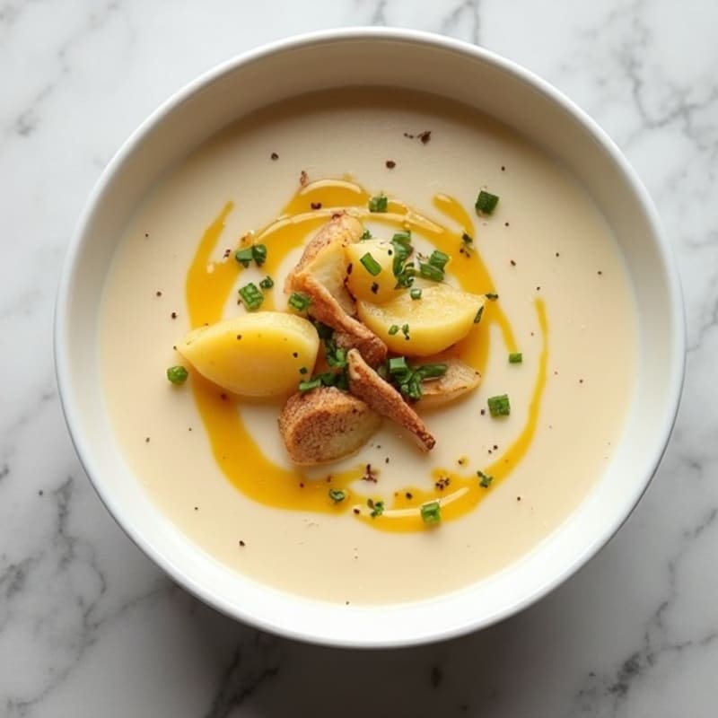 Creamy Healthy Baked Potato Soup