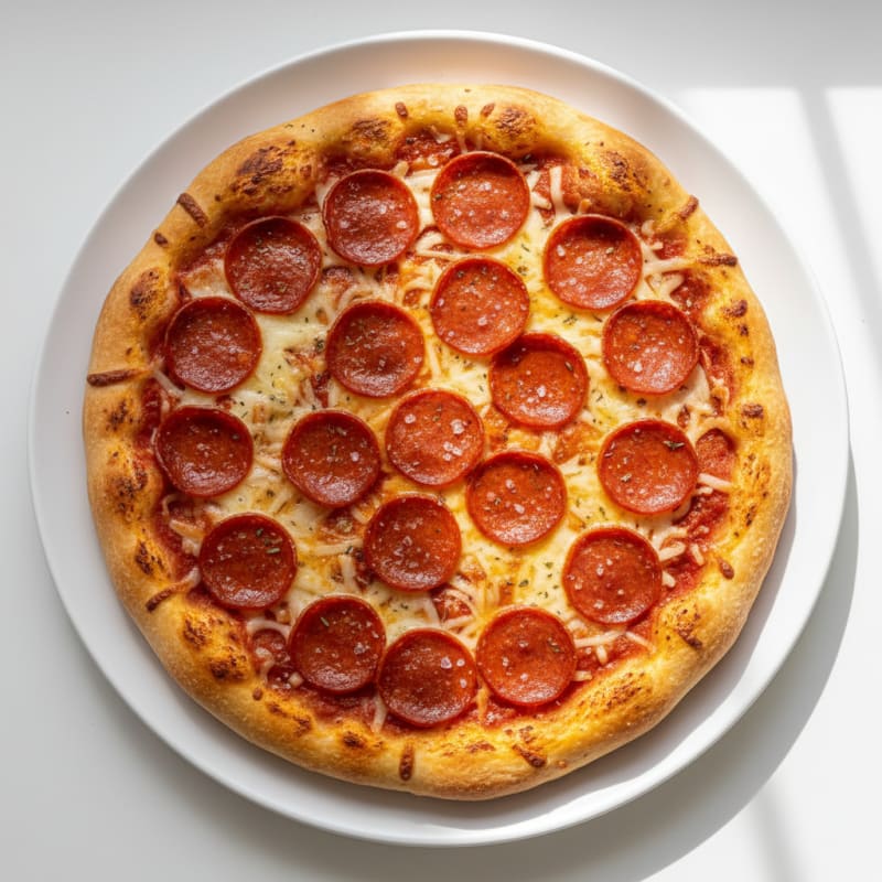 Pepperoni Stuffed Crust Pizza