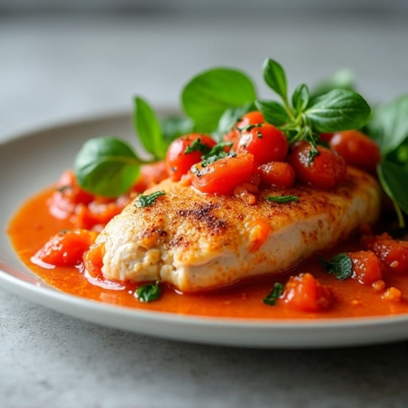 Chicken with Creamy Spiced Tomato Sauce