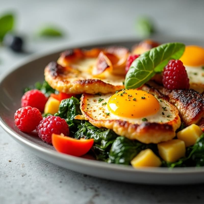 Steak and Egg Vegetable Scramble