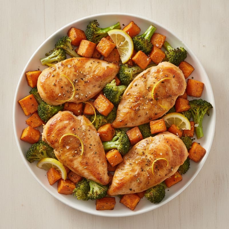 Sheet Pan Lemon Herb Chicken