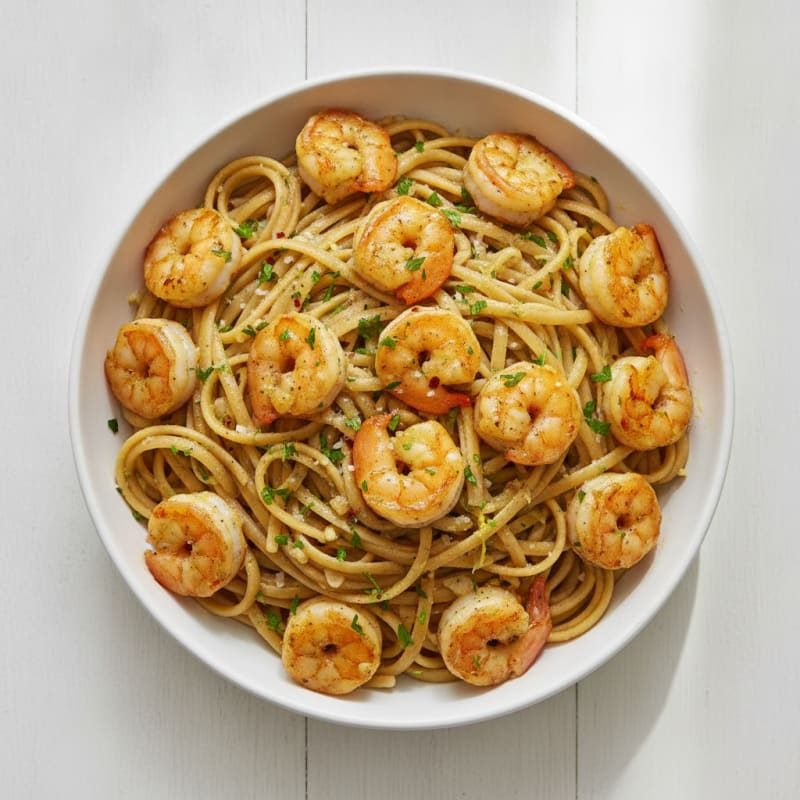 Garlic Shrimp Scampi Linguine