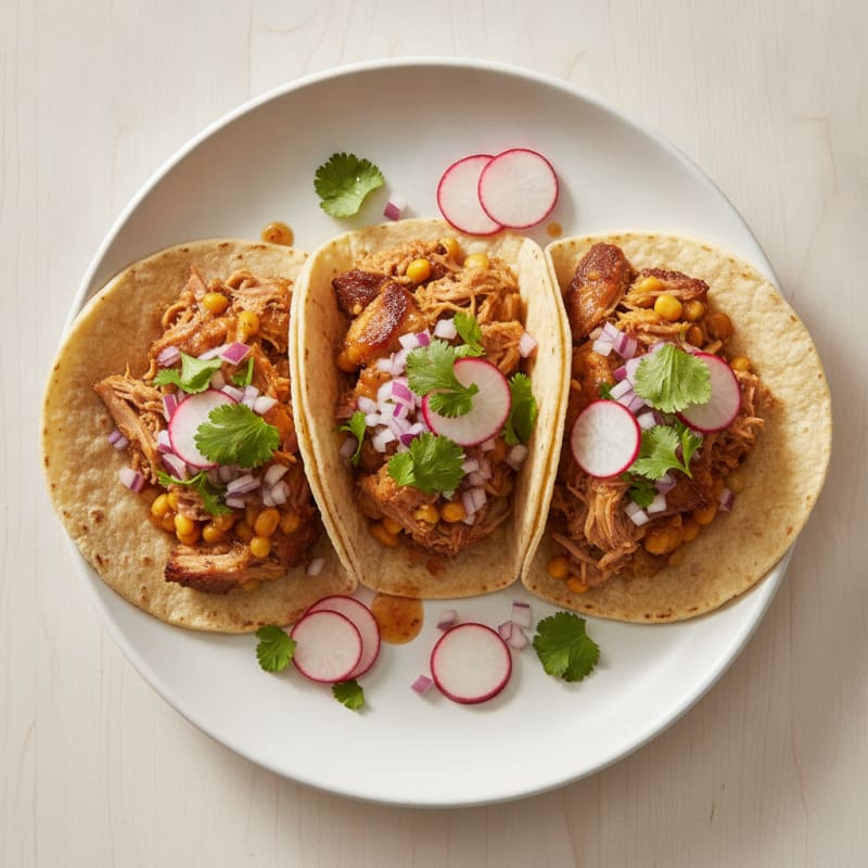 Slow-Cooked Pork Carnitas Tacos
