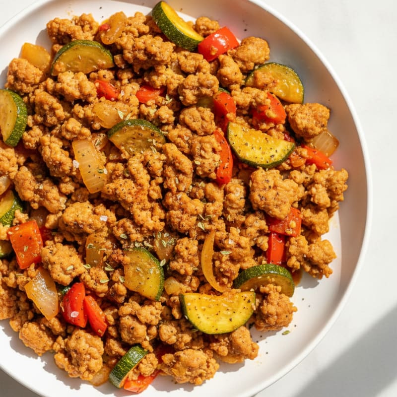 Savory Turkey and Vegetable Skillet