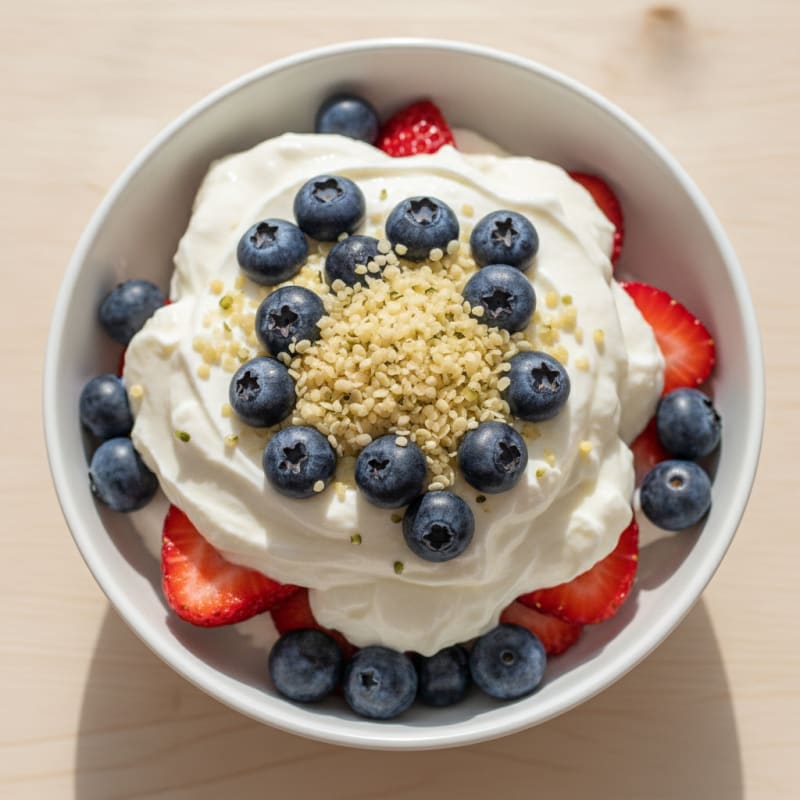 Creamy Greek Yogurt Protein Parfait with Fresh Berries