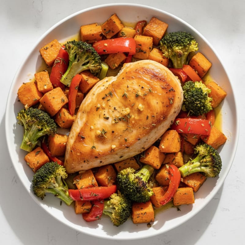 Garlic Herb Roasted Chicken and Vegetables