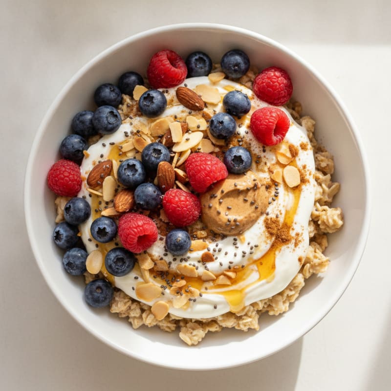 Berry-Almond Yogurt Protein Power Bowl