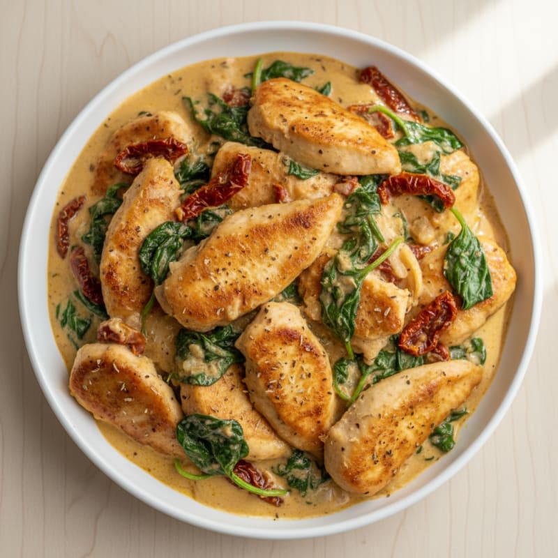 Creamy Tuscan Chicken Skillet