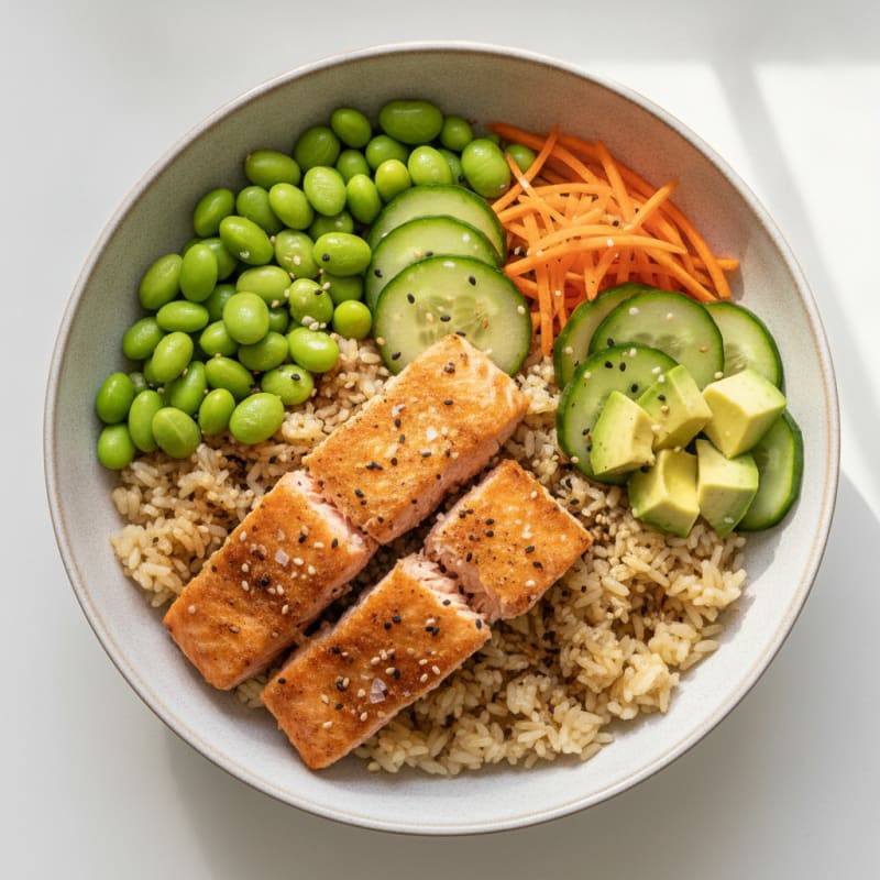 Salmon Sushi Rice Bowl