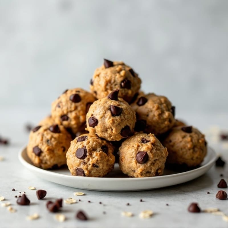 Healthy Chocolate Chip Protein Cookie Dough Bites