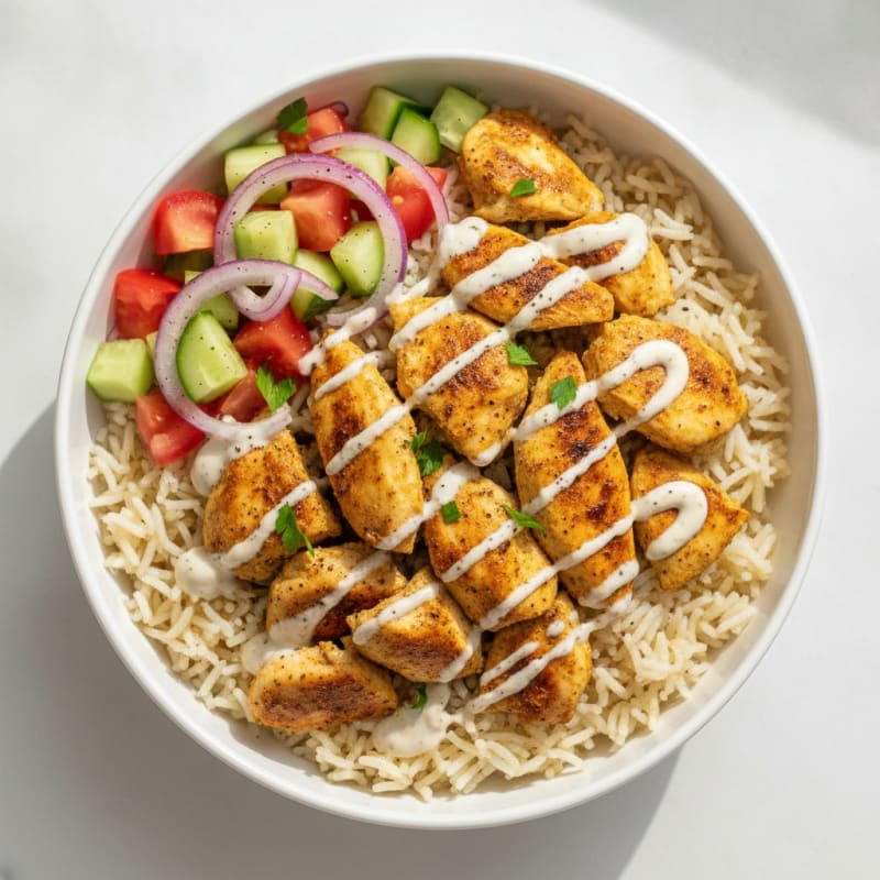 Chicken Shawarma Rice Bowl