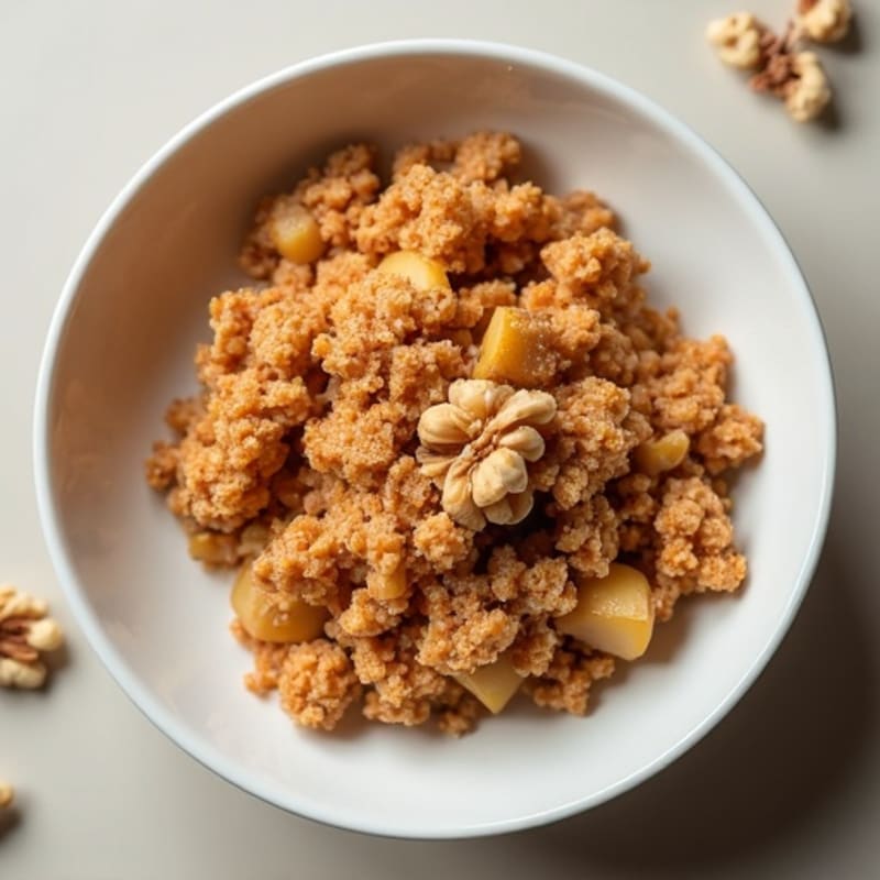 Protein-Packed Cinnamon Apple Oat Crumble