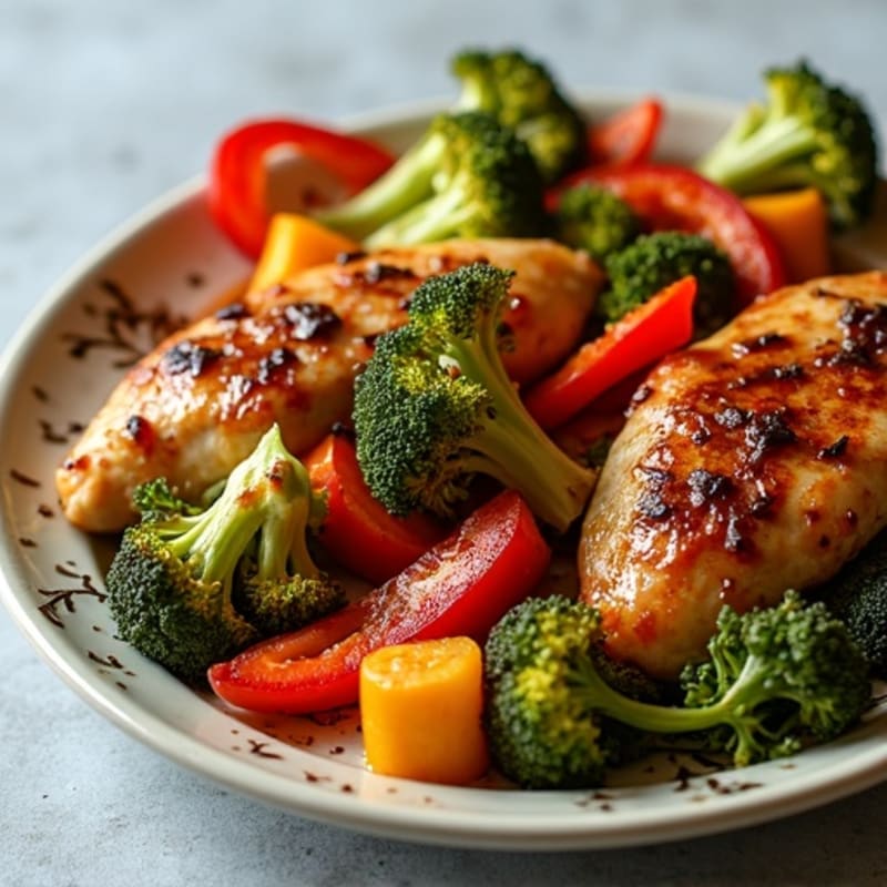 Sheet Pan Teriyaki Chicken and Roasted Vegetables