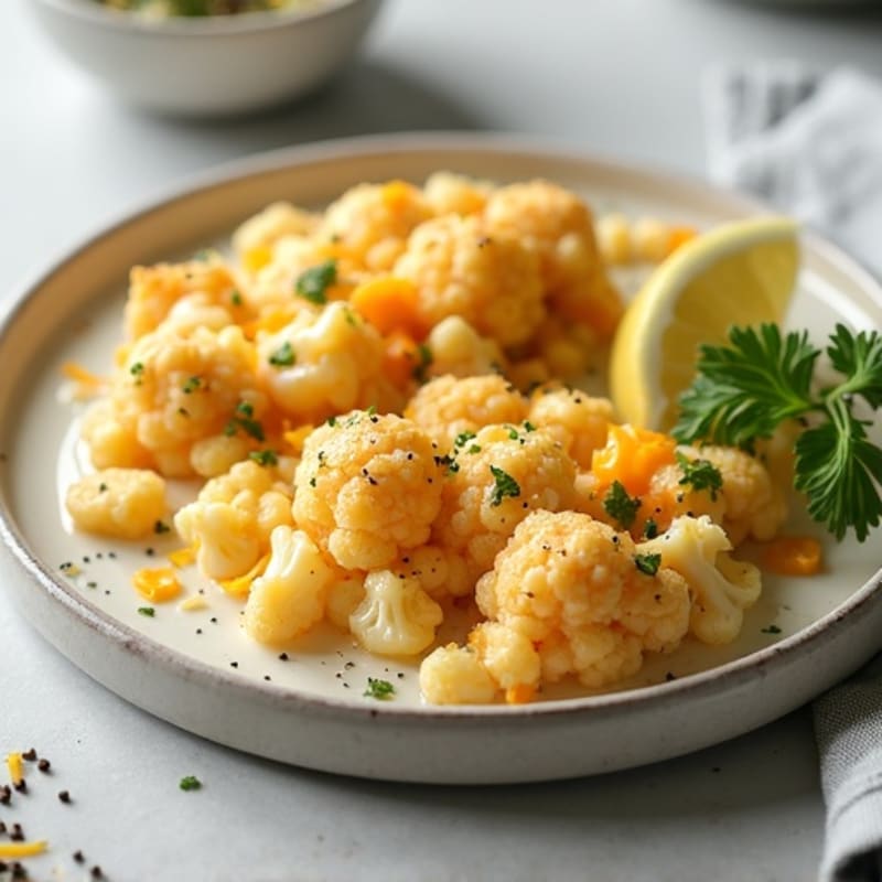 Creamy Cheesy Cauliflower Bake with Chicken