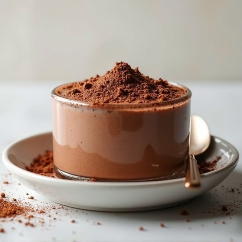 Protein Chocolate Mousse with Almond Butter