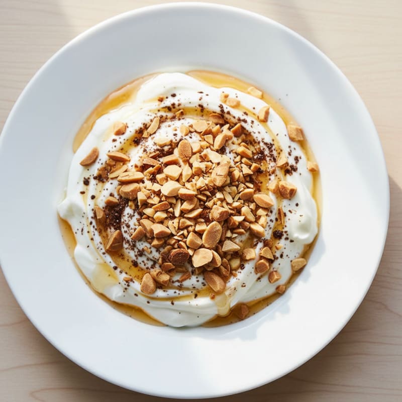 Cardamom Greek Yogurt with Chopped Almonds