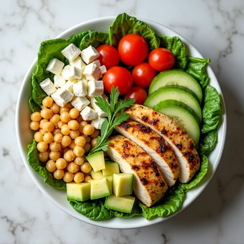 Crisp Avocado Salad Bowl