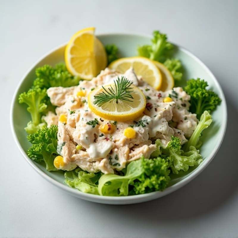 Creamy Lemon-Herb Chicken Salad
