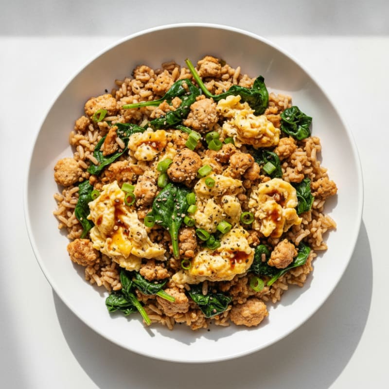 Savory Egg and Rice Bowl