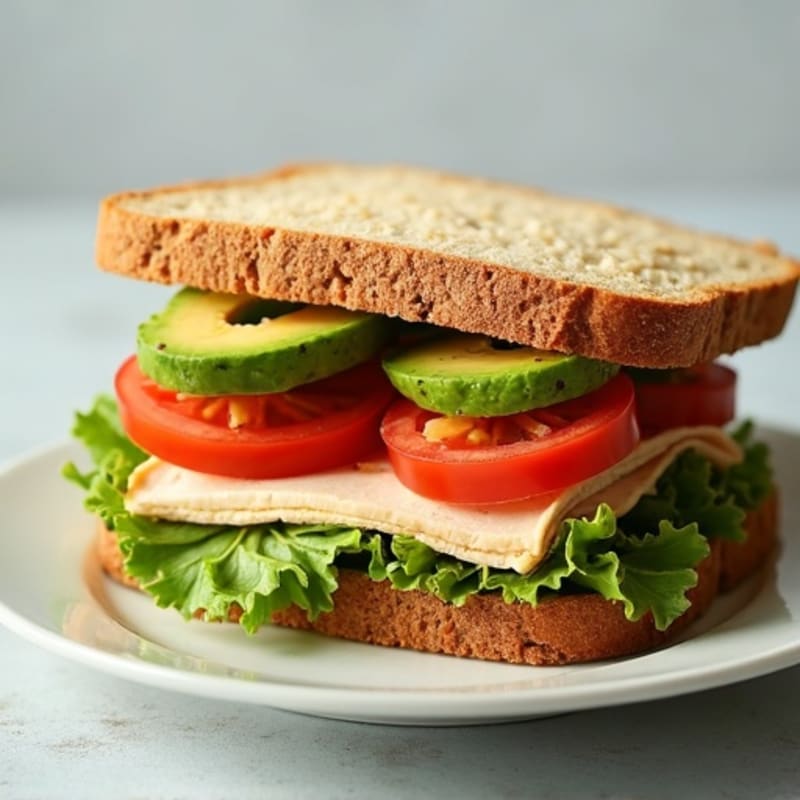 Healthy Turkey Club Sandwich