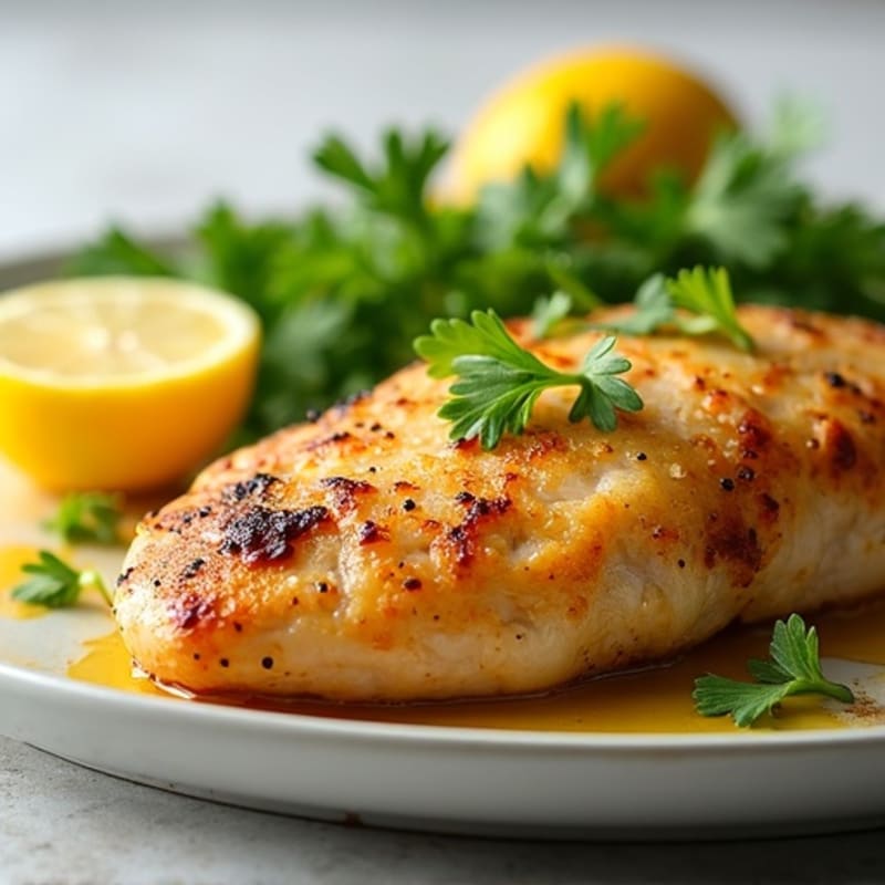 Lemon Garlic Pan-Seared Chicken