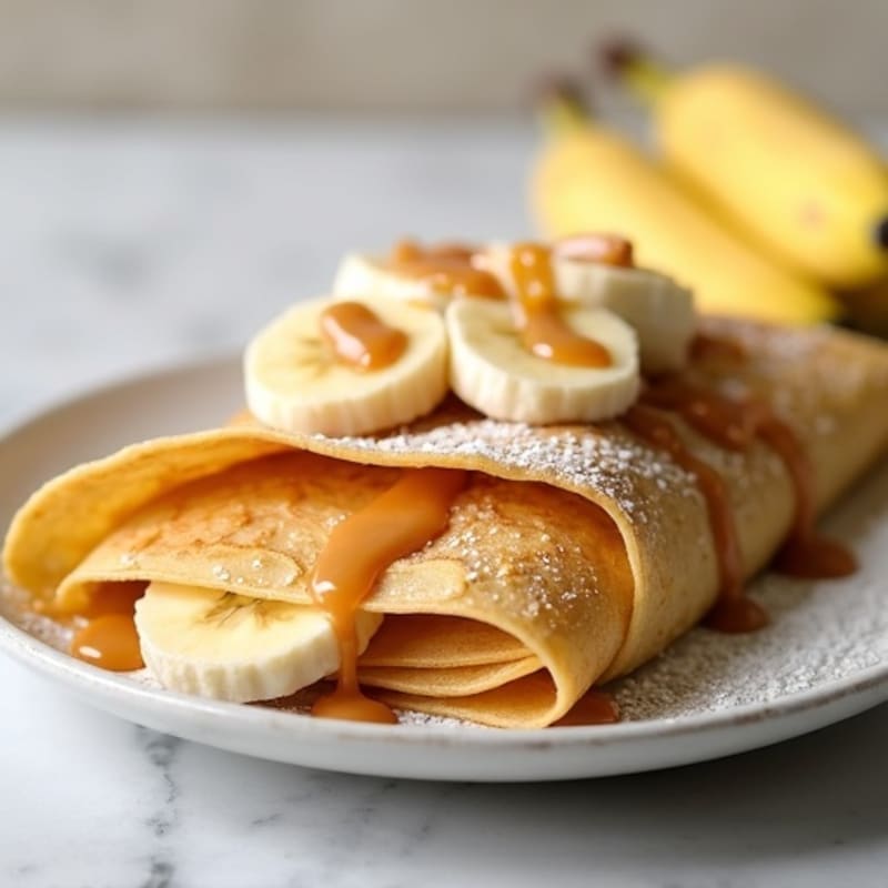 Protein-Packed Almond Butter Banana Crepes