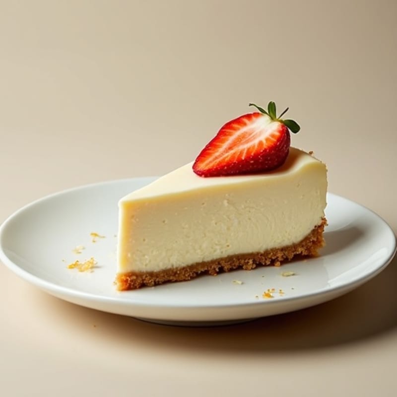 Creamy Protein Cheesecake with Almond Crust