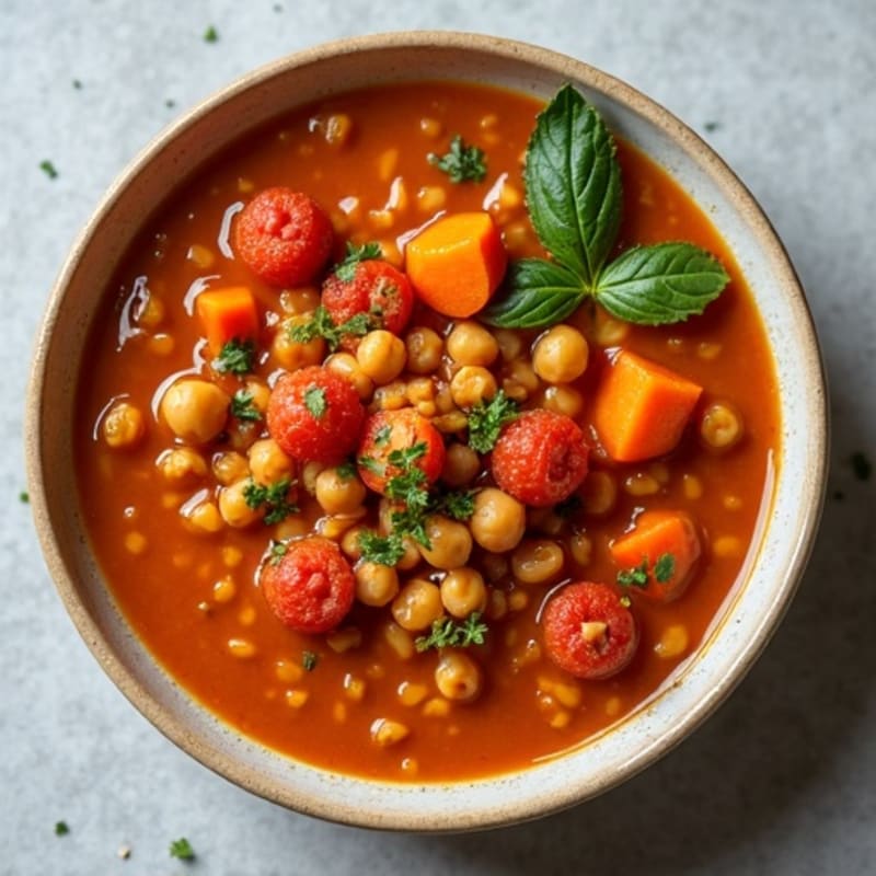 Hearty Spiced Red Lentil Stew