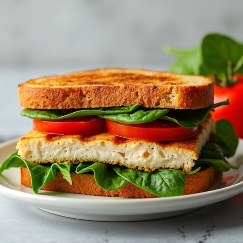 Crispy Grilled Turkey Pesto Sandwich