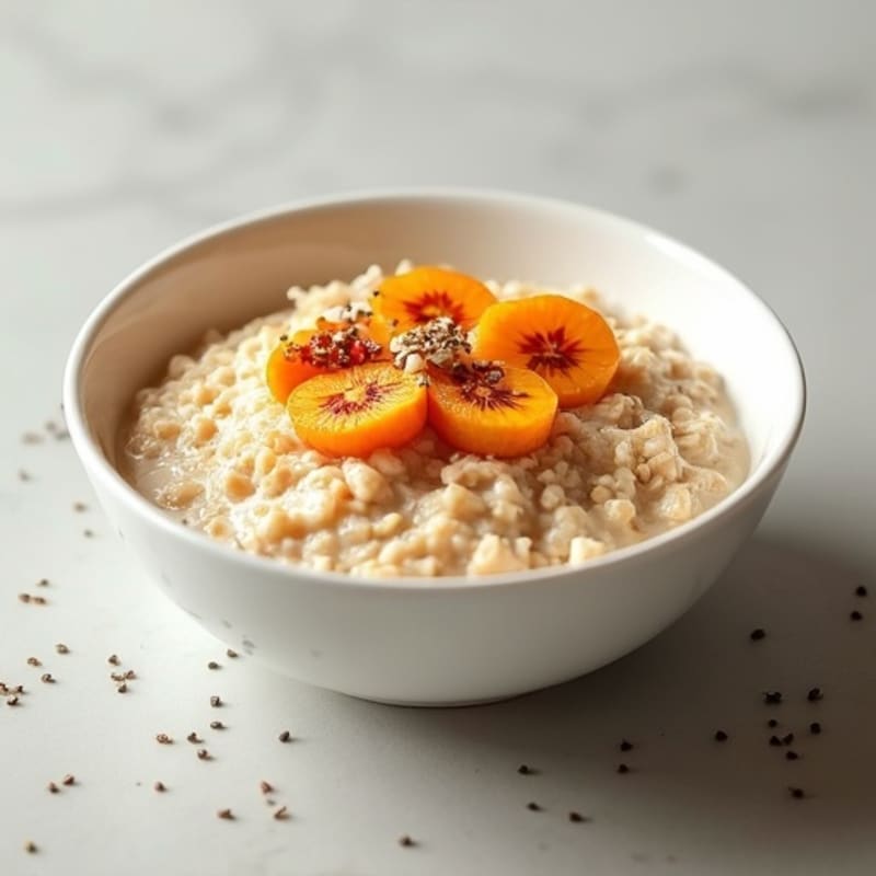 High-Protein Creamy Vanilla Overnight Oats