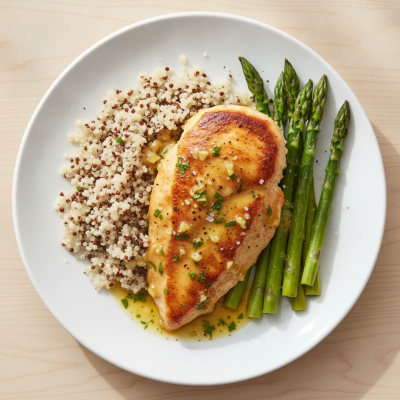 Pan-Seared Chicken with Lemon-Herb Sauce