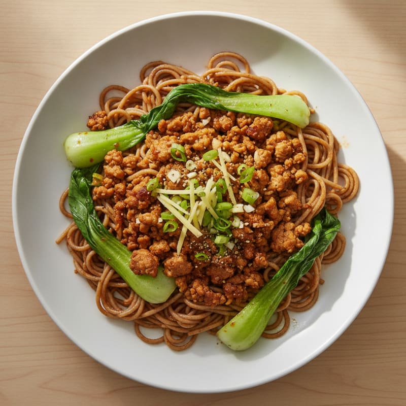 Sichuan Dan Dan Noodles with Chili Oil