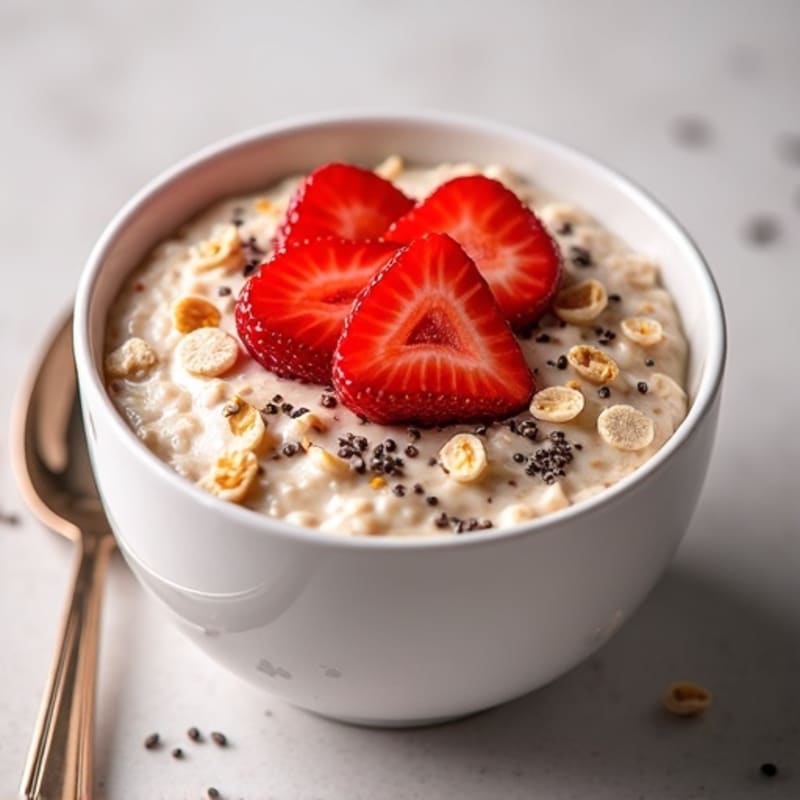 Creamy Strawberry Overnight Oats