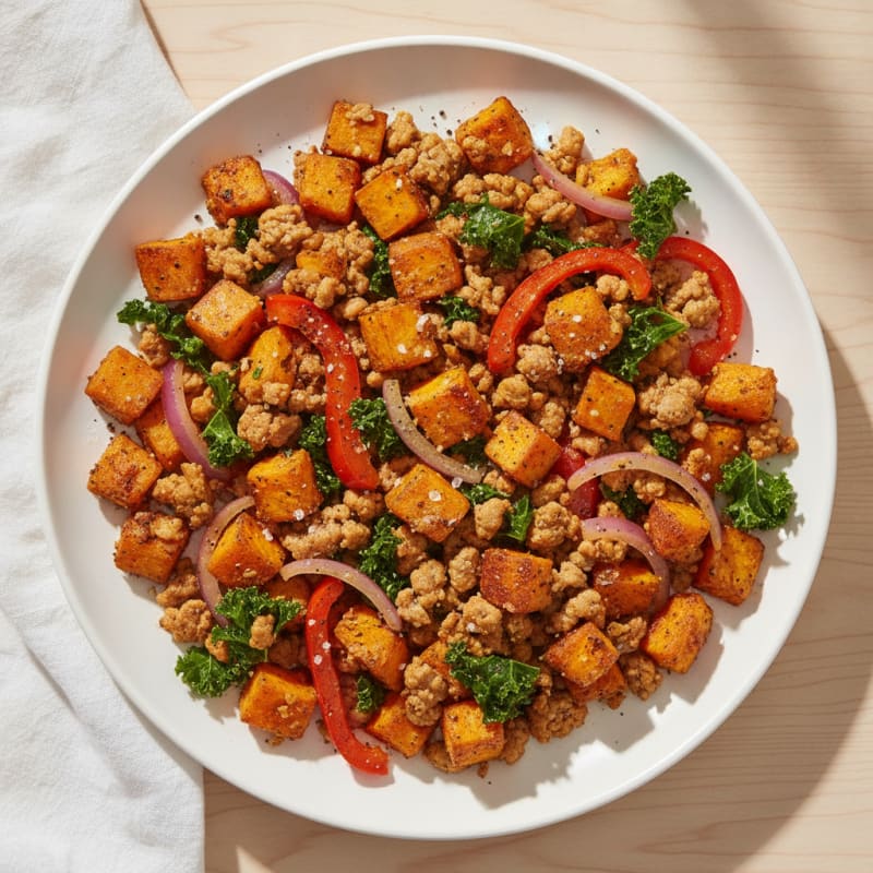 Turkey and Sweet Potato Hash