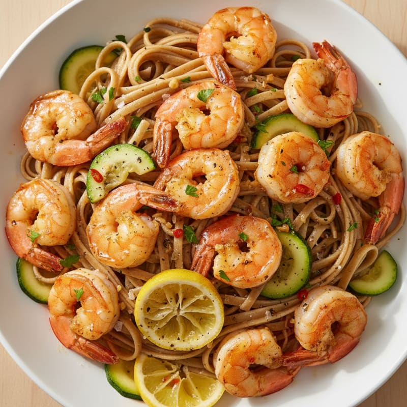 Garlic Shrimp Scampi with Linguine