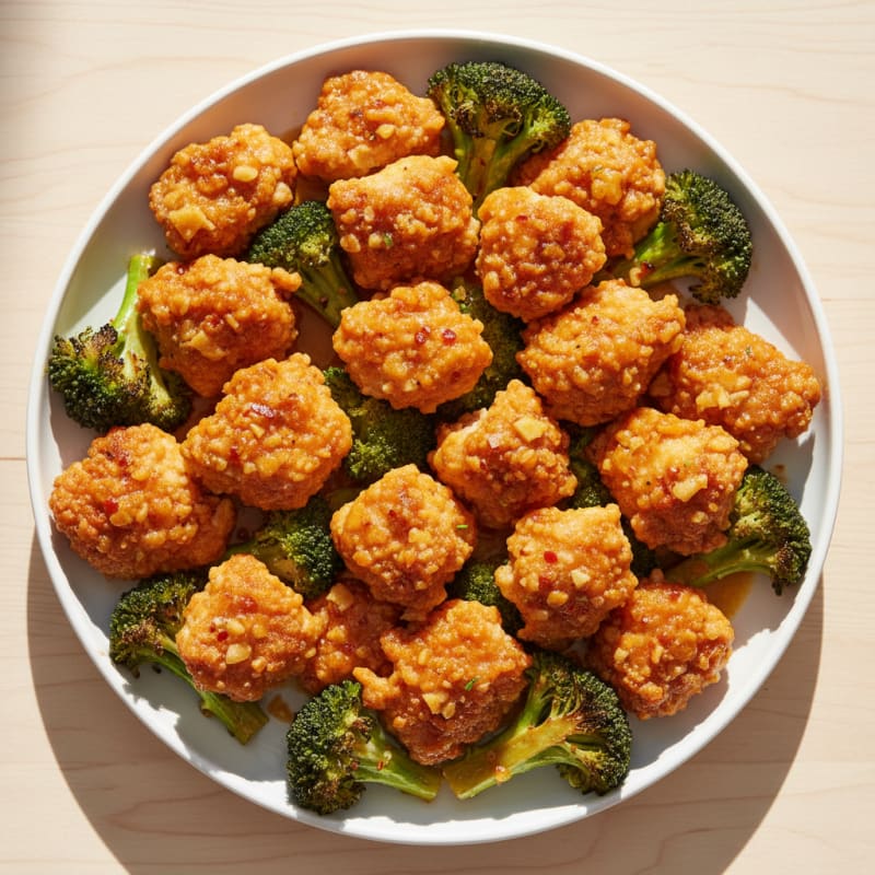 Baked Orange Chicken with Broccoli