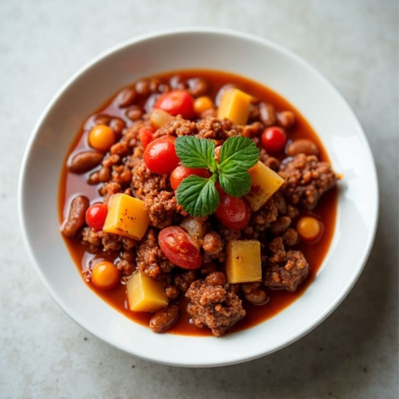 Hearty Lean Beef and Bean Chili