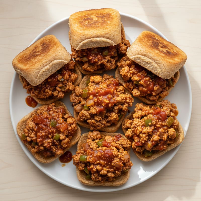 Sweet and Tangy Sloppy Joe Sliders