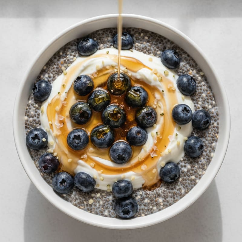Blueberry Chia Yogurt Parfait