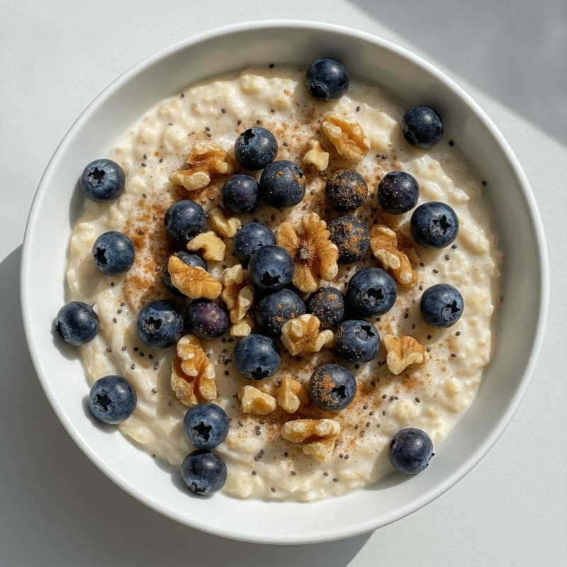 Overnight Oats with Berries and Nuts